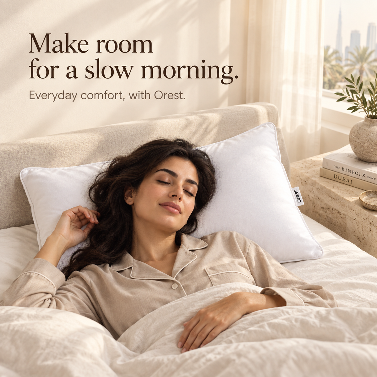 Orest Premium Microfiber Pillow | Soft & Hotel Quality Pillow UAE